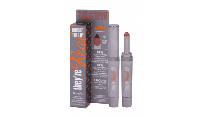 Benefit Theyre Real Double The Lip 1ml Nude Scandal Lipsticks