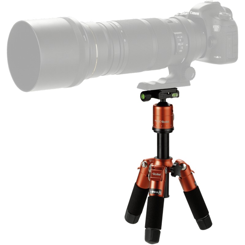 Rollei Compact Traveler Mini M 1 Orange Tripods Photopoint