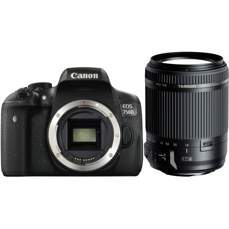 Canon EOS 750D + Tamron 18-200mm VC