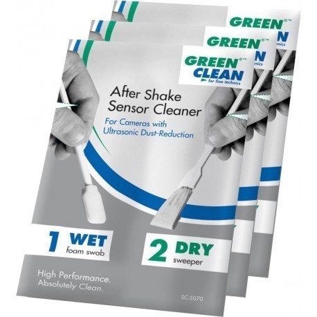 Green Clean sensora tīrīšanas komplekts After Shake Wet & Dry (SC-5070-3)