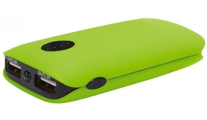 Platinet power bank 5000mAh 2xUSB, green (42413)