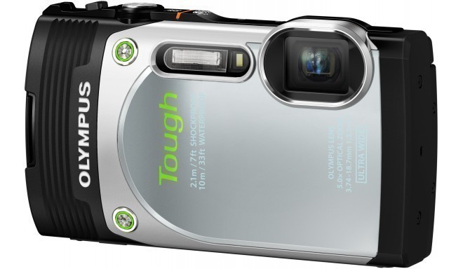 Olympus TG-850, hõbedane