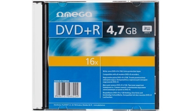 Omega DVD+R 4.7GB 16x slim