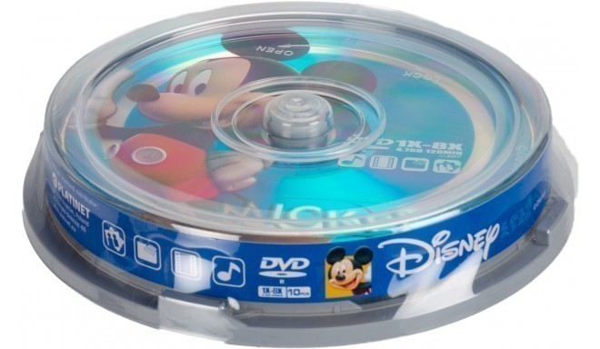 Disney DVD-R 4,7GB 8x Mickey 10tk tornis
