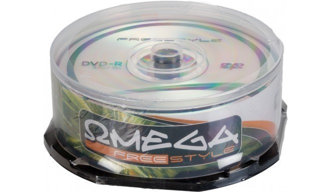 Omega Freestyle DVD-R 4,7GB 16x 25pcs spindle