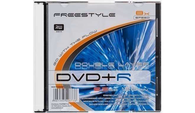 Omega Freestyle DVD+R DL Double Layer 8.5GB 8x slim