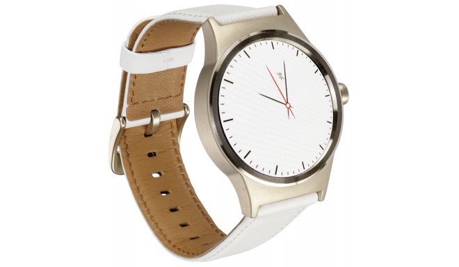 TCL Movetime Smartwatch leather gold / white