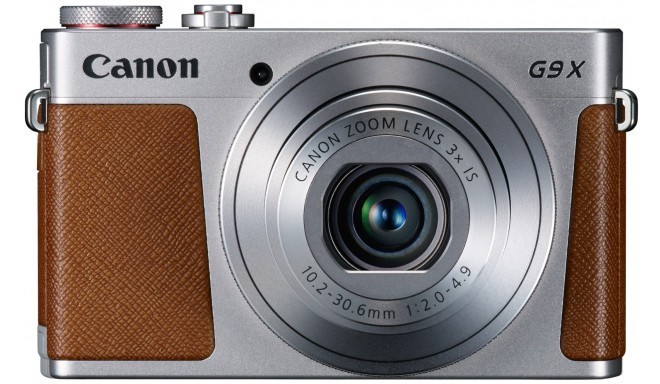 Canon PowerShot G9 X, silver/brown
