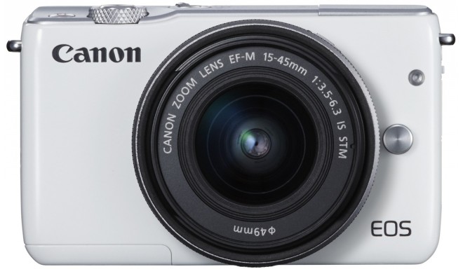 Canon EOS M10 + 15-45mm IS STM Kit, valge