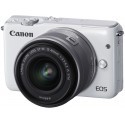Canon EOS M10 + 15-45mm IS STM Kit, white