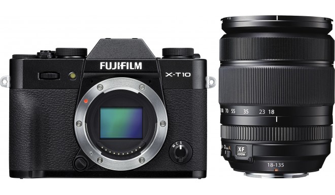 Fujifilm X-T10 + 18-135мм Kit, черный