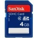 SanDisk mälukaart SDHC 4GB Class 4