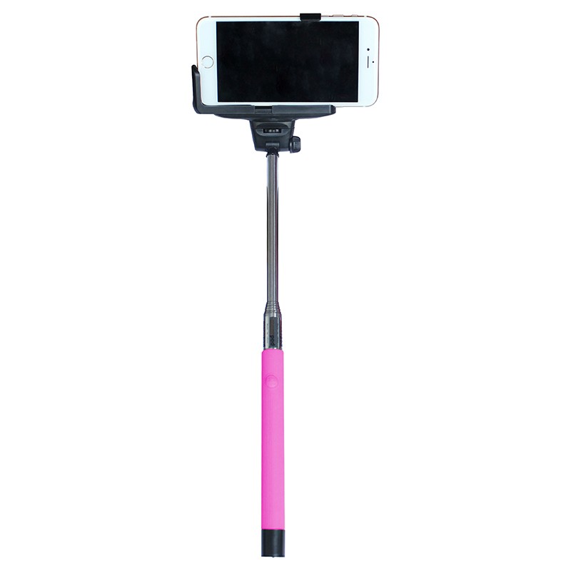 Selfie Stick Bluetooth, pink Handheld tripods Nordic Digital