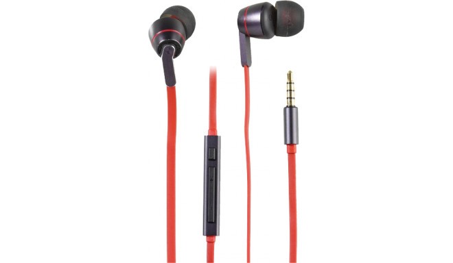 Vivanco headset HighQ Music, violet/red (38912)