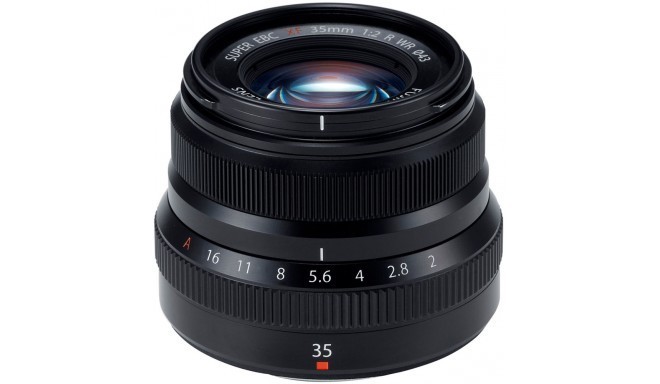 Fujifilm Fujinon XF 35mm f/2 R WR, black