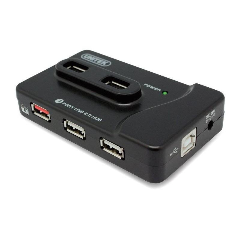 Usb х. USB Hub UNITEK. UNITEK - Hub 7x USB2.0 czarny; y-2160. Внешняя звуковая карта UNITEK Y-209 Audio Hub. Переходник от Expansion Port Xbox.