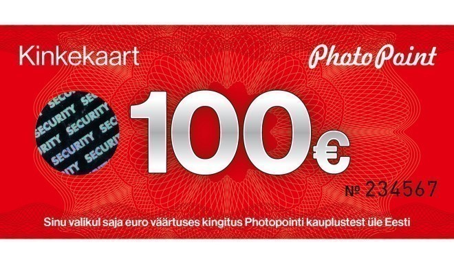 Gift card 100 euro