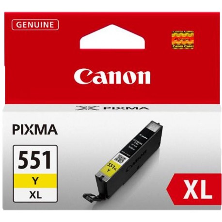 Canon tintes kasetne CLI-551XL, dzeltena