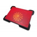 Omega laptop cooler pad Cyclone, red