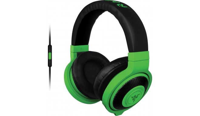 Razer gaming headset Kraken Mobile, green