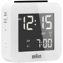 Braun travel alarm clock BNC008, white