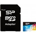 Silicon Power mälukaart microSDXC 64GB Superior UHS-I U1 + adapter