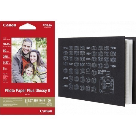 Canon fotopapīrs PP-201 10x15cm 50 lapas + albums