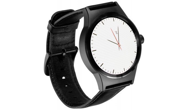 TCL Movetime Smartwatch leather black / black