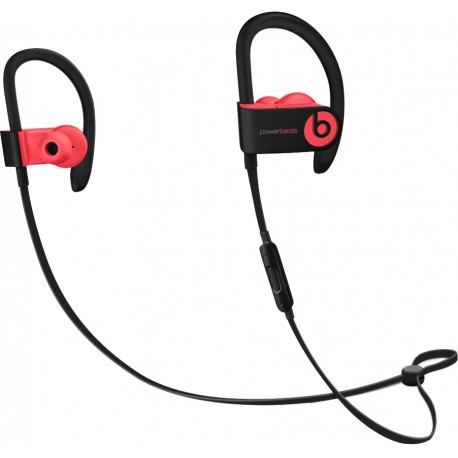 Beats austiņas + mikrofons Powerbeats3, sarkanas
