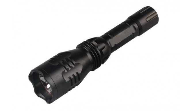 3W directly rechargable, 350lm, IP67, CREE LED, 200m, 4h working time, 5 modes, 1x18650 battery and 