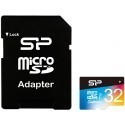 Silicon Power memory card microSDHC 32GB Superior UHS-I U1 + adapter