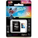 Silicon Power memory card microSDHC 32GB Superior UHS-I U1 + adapter