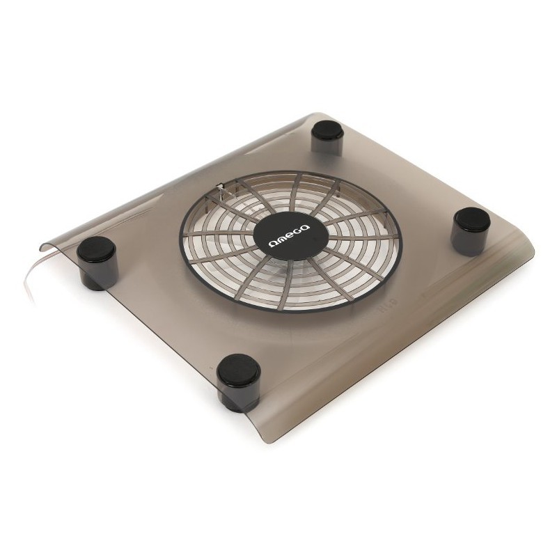 Omega laptop cooler pad Snowball, black Notebook cooler stands