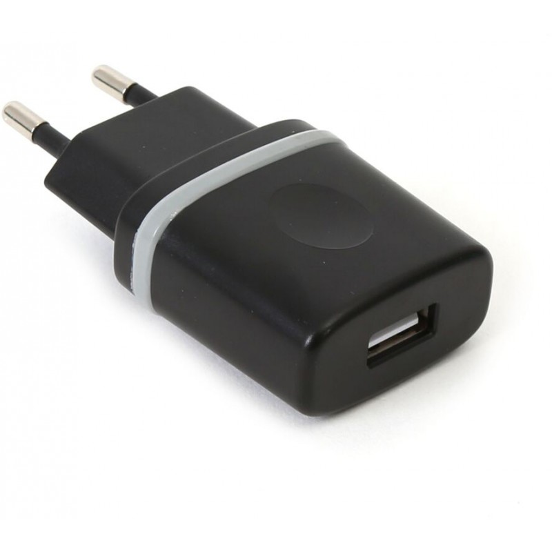 Omega USB charger 1000mA, black (43137) - USB chargers - Photopoint