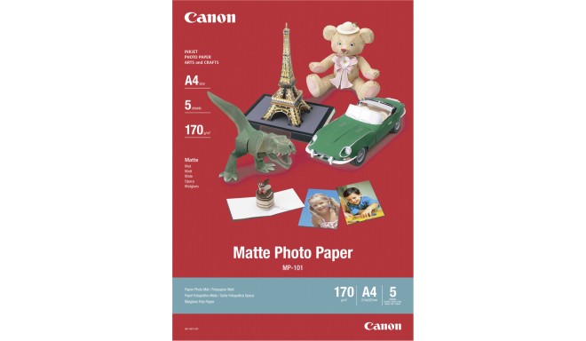 Canon photo paper MP-101 A4 matte 170g 5 sheets