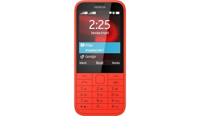 Nokia 225 DUO, красный