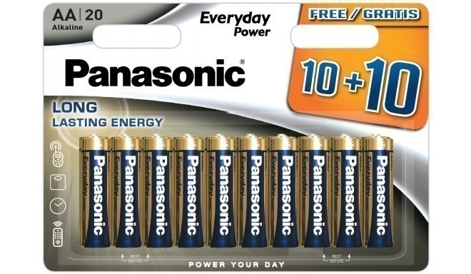 Panasonic Everyday Power battery LR6EPS/20BW (10+10)