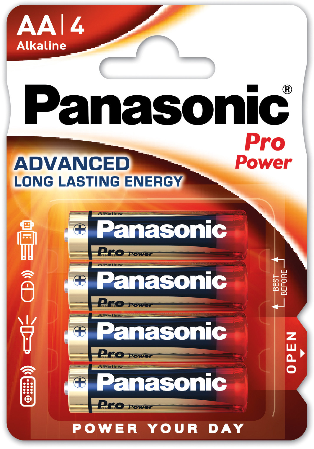 PANASONIC BATTERIES LR6PPG/4BP		