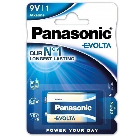 Panasonic Evolta battery 6LR61EGE/1B 9V