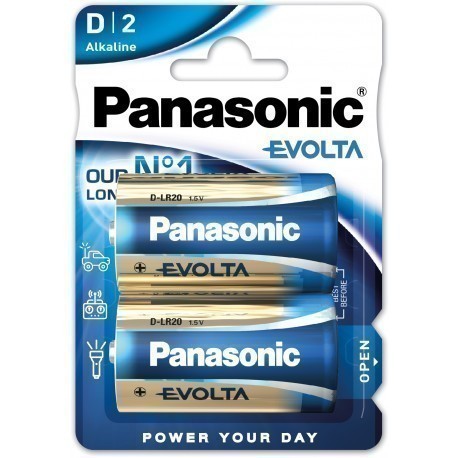 Panasonic Evolta батарейки LR20EGE/2B