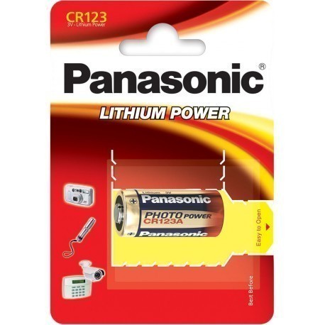 Panasonic baterija CR123A/1B