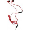 Omega Freestyle kõrvaklapid + mikrofon FH1012, punane