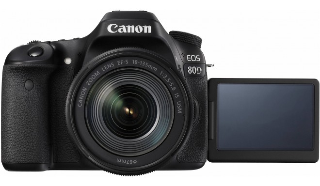 Canon EOS 80D + 18-135mm IS USM Kit - Peegelkaamerad - Nordic Digital