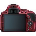 Nikon D5500 + 18-55mm AF-P VR Kit, punane