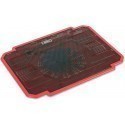 Omega laptop cooler pad Ice Box, red