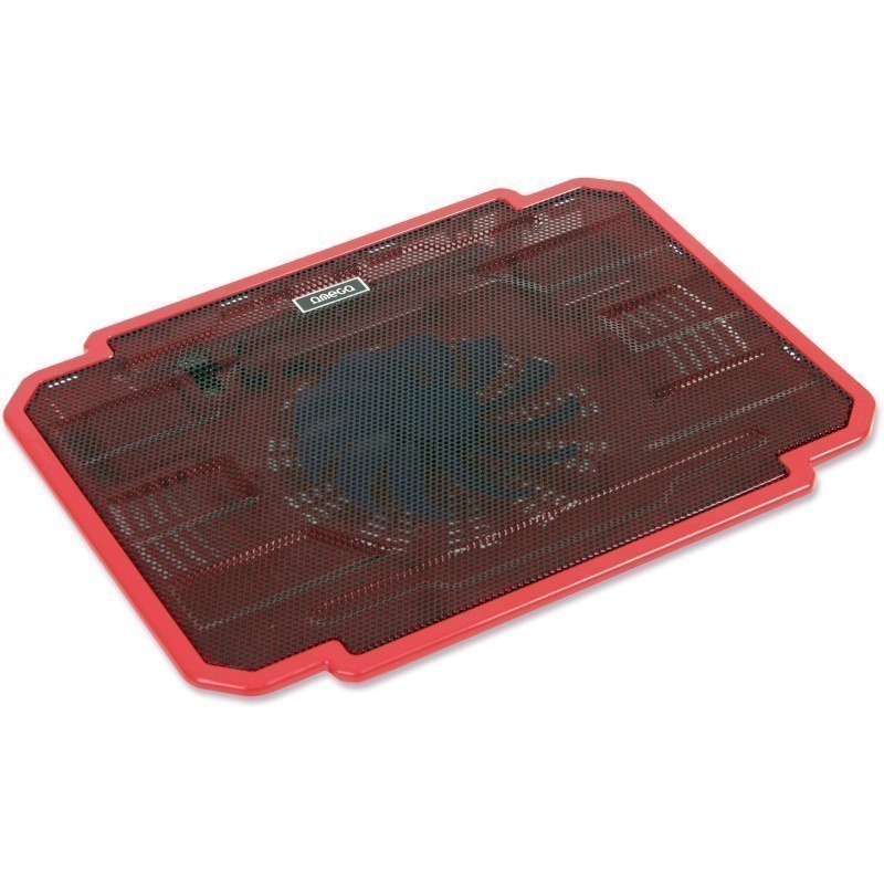 Omega охлаждающая подставка для ноутбука Ice Box, красный