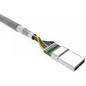 Silicon Power cable USB-C - USB 1m braided, grey (LK30AC)