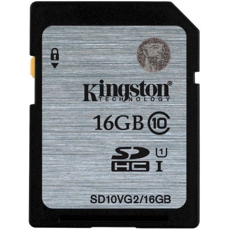Kingston mälukaart SDHC 16GB Class 10 (SD10VG2)