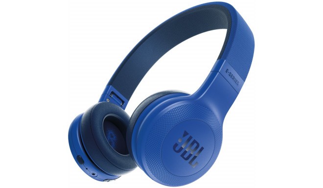 JBL juhtmevabad kõrvaklapid + mikrofon E45BT, sinine