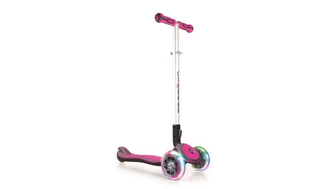 GLOBBER scooter MY FREE FOLD UP SOLID & LIGHT WHEELS Rhodamine Red, 445-110
